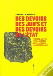 Des Devoirs Des Juifs Et Des Devoirs De L'Etat