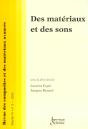 Des Materiaux Et Des Sons N Special De La Revue Des Composites Et Des Materiaux Avances Vol 10 - Preview