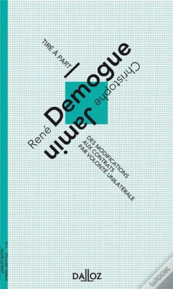 Capa do artigo Des Modifications Aux Contrats Par Volonté Unilatérale