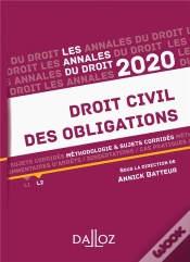 Capa do artigo Des Obligations ; Méthodologie & Sujets Corrigés (Édition 2020)