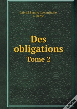 Capa do artigo Des Obligations Tome 2