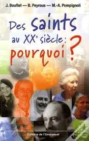 Capa do artigo Des Saints Au Xxe Siècle, Pourquoi ?