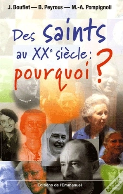 Capa do artigo Des Saints Au Xxe Siècle, Pourquoi ?
