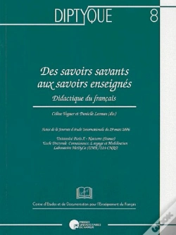 Capa do artigo Des Savoirs Savants Aux Savoirs Enseignés ; Didactique Du Français