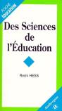Des Sciences De L'Education - Preview
