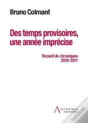 Capa do artigo Des Temps Provisoires, Une Annee Imprecise