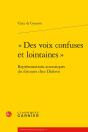 "Des Voix Confuses Et Lointaines" : Représentations Acoustiques Du Discours Chez Diderot - Preview