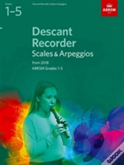 Capa do artigo Descant Recorder Scales & Arpeggios, Abrsm Grades 1-5