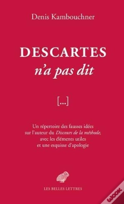 Capa do artigo Descartes N'A Pas Dit