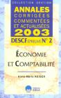 Descf Epreuve 2. Economie Et Comptabilit - Preview