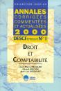 Descf Epreuve N.1 ; Droit Et Comptabilite - Preview