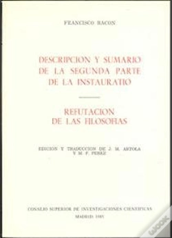 Capa do artigo Descripción Y Sumario De La Segunda Parte De La Instauratio