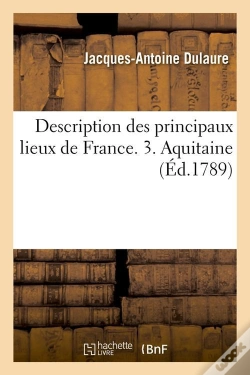 Capa do artigo Description France 3 Aquitaine Edition 1789