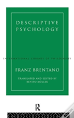 Capa do artigo Descriptive Psychology