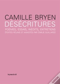 Capa do artigo Désécritures ; Poèmes, Essais, Inédits, Entretiens