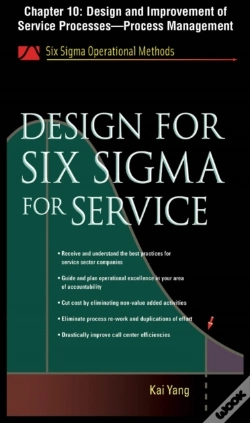 Capa do artigo Design For Six Sigma For Service, Chapter 10