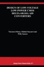 Design Of Low-Voltage Low-Power Cmos Delta-Sigma A/D Converters - Preview
