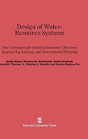 Design Of Water-Resource Systems - Preview