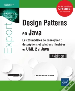 Capa do artigo Design Patterns En Java - Les 23 Modeles De Conception : Descriptions Et Solutions Illustrees En Uml