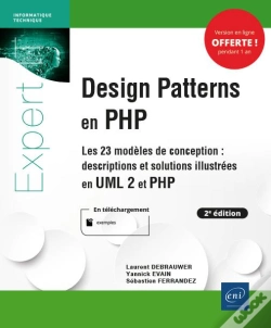 Capa do artigo Design Patterns En Php - Les 23 Modeles De Conception : Descriptions Et Solutions Illustrees En Uml2