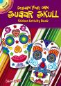 Design Your Own Sugar Skull Sticker Activity Book - Preview