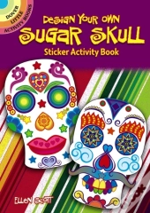 Design Your Own Sugar Skull Sticker Activity Book