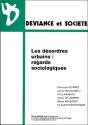 Desordres Urbains ; Regards Sociologiques - Preview