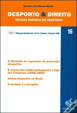 Capa do artigo Desporto & Direito - Ano VI - N.º 16