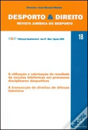 Capa do artigo Desporto & Direito - Ano VI - N.º 18