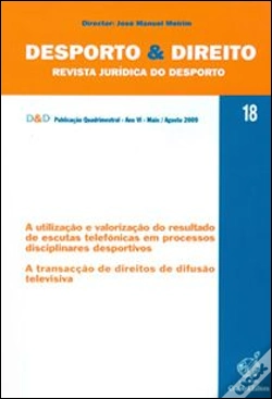 Capa do artigo Desporto & Direito - Ano VI - N.º 18