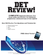 Det Review! Complete Diagnostic Entrance Test Study Guide And Practice Test Questions - Preview