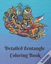 Detailed Zentangle Coloring Book