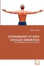 Determinants Of Back Muscles' Endurance - Preview