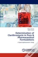 Determination Of Clarithromycin In Pure & Pharmaceutical Formulations