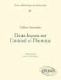 Deux Leçons Sur L'Animal Et L'Homme - Preview
