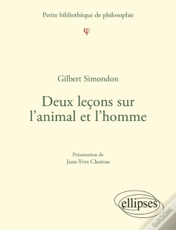Capa do artigo Deux Leçons Sur L'Animal Et L'Homme