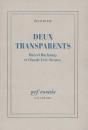 Deux Transparents - Marcel Duchamp Et Claude Levi-Strauss - Preview
