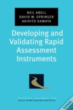 Capa do artigo Developing And Validating Rapid Assessment Instruments