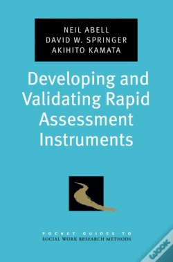 Capa do artigo Developing And Validating Rapid Assessment Instruments