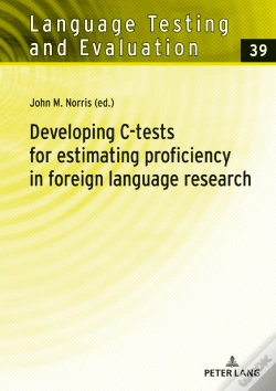 Capa do artigo Developing C-Tests For Estimating Proficiency In Foreign Language Research