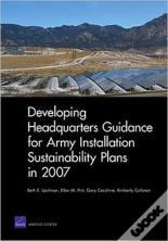 Developing Headquarters Guidance For Army Installation Sustainability Plans In 2007