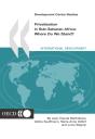 Development Centre Studies Privatisation In Sub-Saharan Africa Where Do We Stand? - Preview