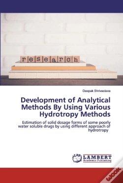 Capa do artigo Development Of Analytical Methods By Using Various Hydrotropy Methods