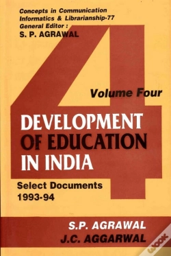 Capa do artigo Development Of Education In India: Select Documents 1993-94 (Concepts In Communication Informatics And Librarianship-77)