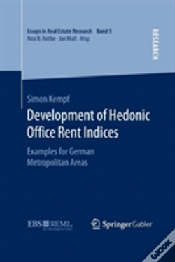Capa do artigo Development Of Hedonic Of?Ce Rent Indices