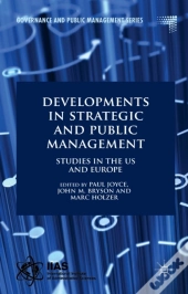 Developments In Strategic And Public Management