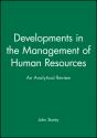 Developments In The Management Of Human Resources - Preview