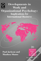 Developments In Work And Organizational Psychology