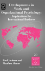 Developments In Work And Organizational Psychology - Preview