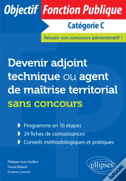 Capa do artigo Devenir Adjoint Technique Ou Agent De Maîtrise Territorial Sans Concours